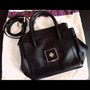 Tory Burch Clara Mini Satchel Black